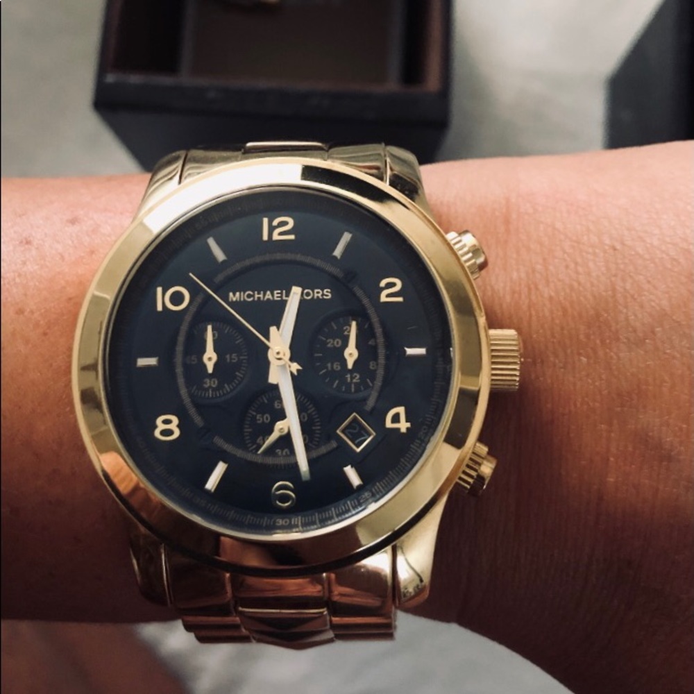 New Michael Kors Gold tone watch